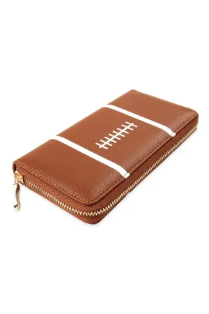 Football Zipper Wallet - Pack of 6