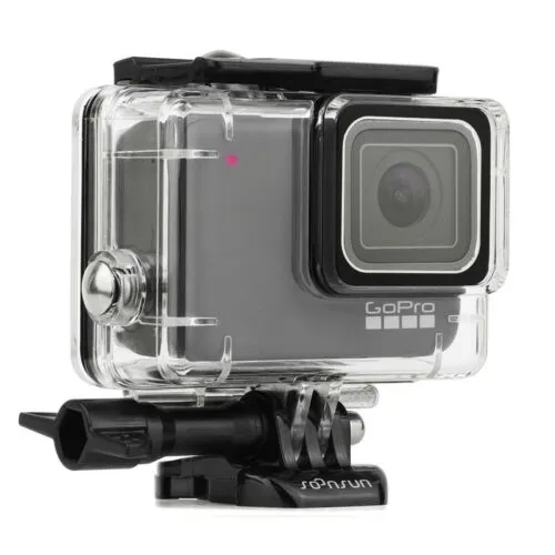 For GoPro HERO7 Silver / White 147ft Clear Underwater Waterproof Housing Case