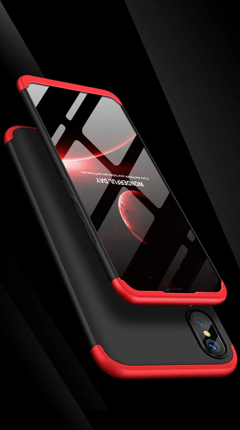 For HUAWEI NOVA 3 3 in 1 360 Degree Non-slip Shockproof Full Protective Case gold