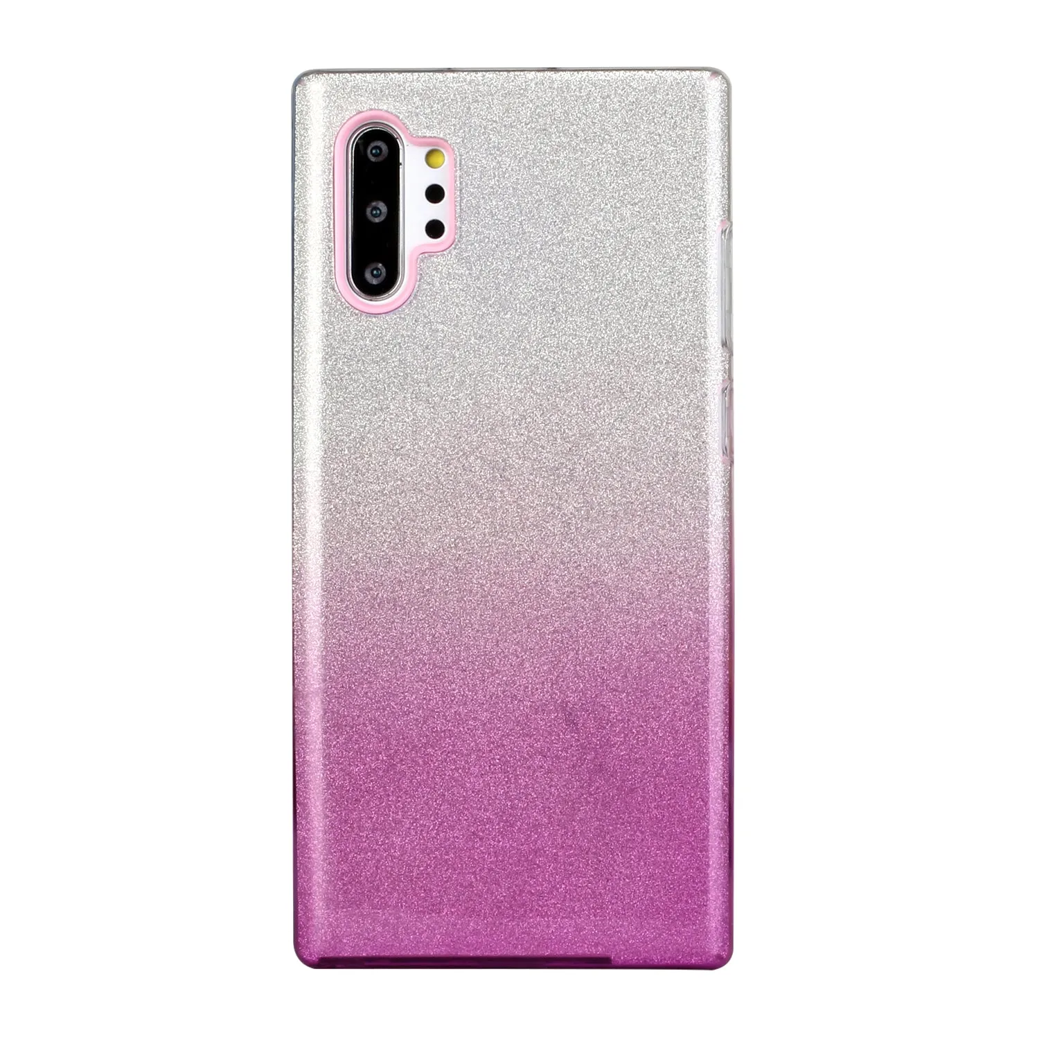 for HUAWEI P20 LITE/P30 LITE/P40 LITE/Nova6SE/Nova 7i Phone Case Gradient Color Glitter Powder Phone Cover with Airbag Bracket purple