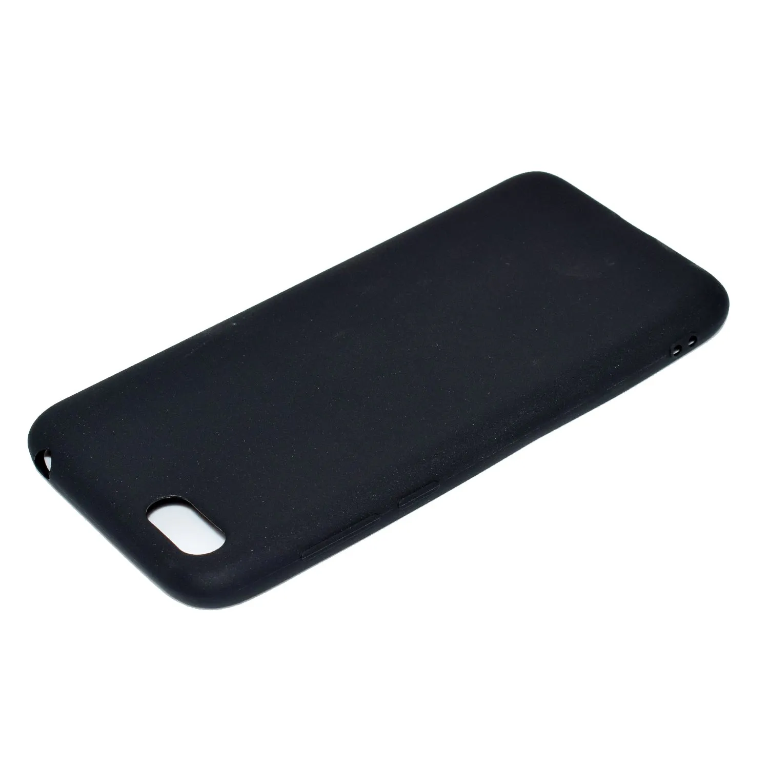 for HUAWEI Y5 2018 Cute Candy Color Matte TPU Anti-scratch Non-slip Protective Cover Back Case black