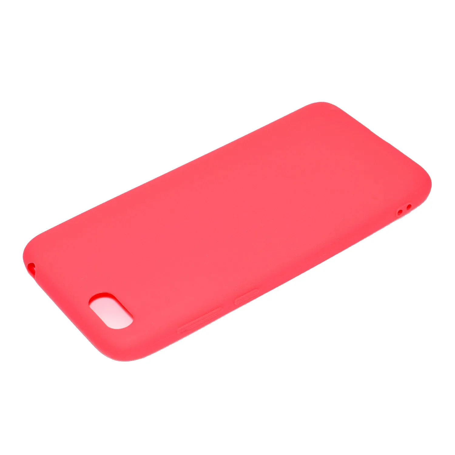 for HUAWEI Y5 2018 Cute Candy Color Matte TPU Anti-scratch Non-slip Protective Cover Back Case black