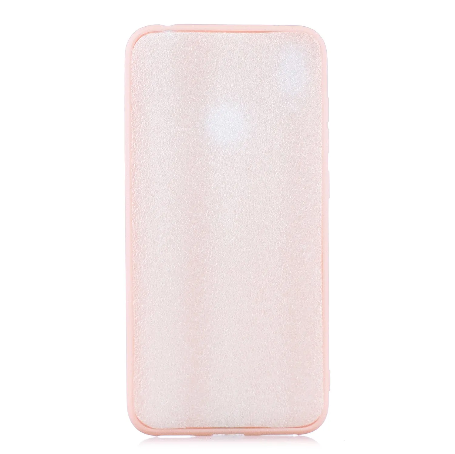 For HUAWEI Y7 2019 Lovely Candy Color Matte TPU Anti-scratch Non-slip Protective Cover Back Case yellow