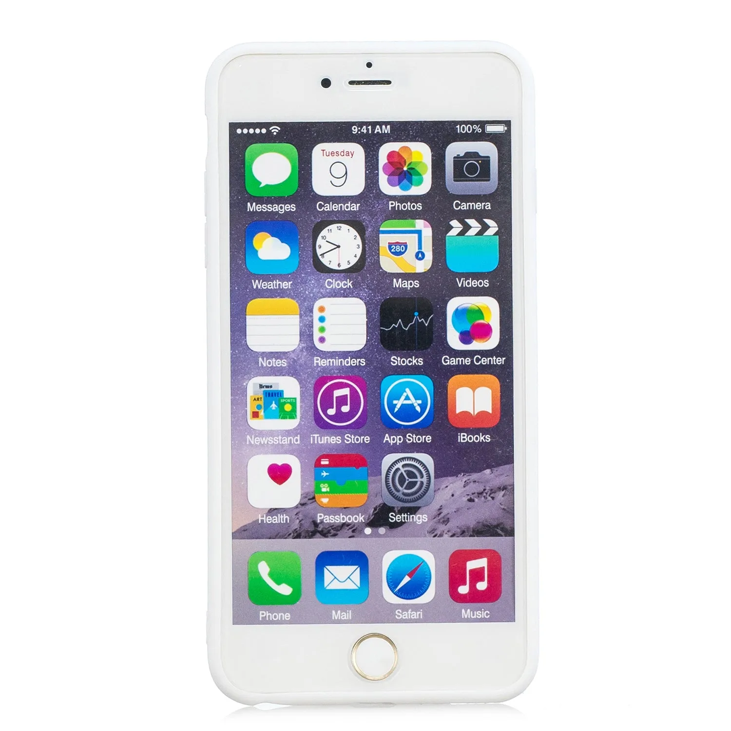 for iPhone 6/6S Lovely Candy Color Matte TPU Anti-scratch Non-slip Protective Cover Back Case Navy