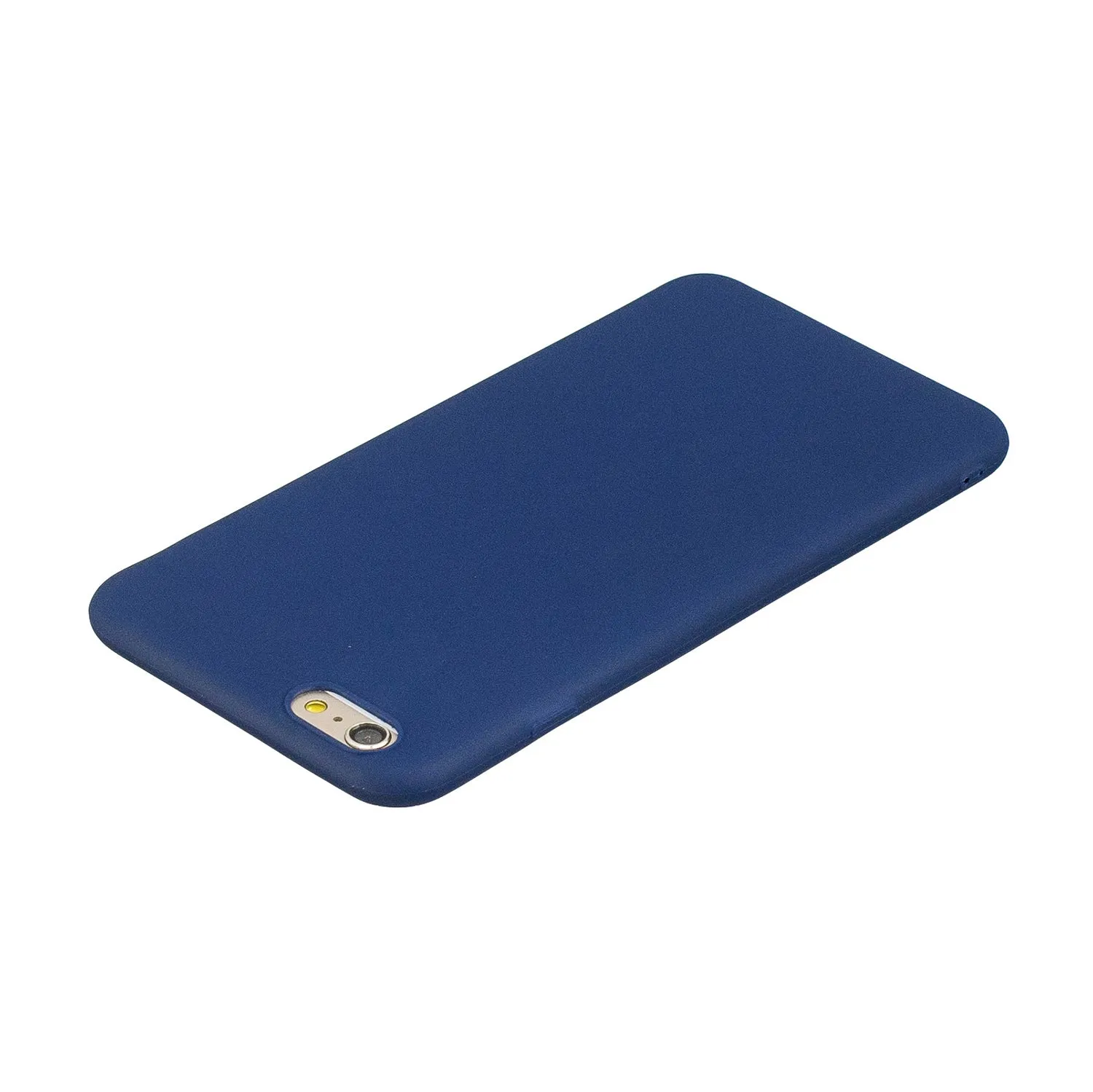 for iPhone 6/6S Lovely Candy Color Matte TPU Anti-scratch Non-slip Protective Cover Back Case Navy