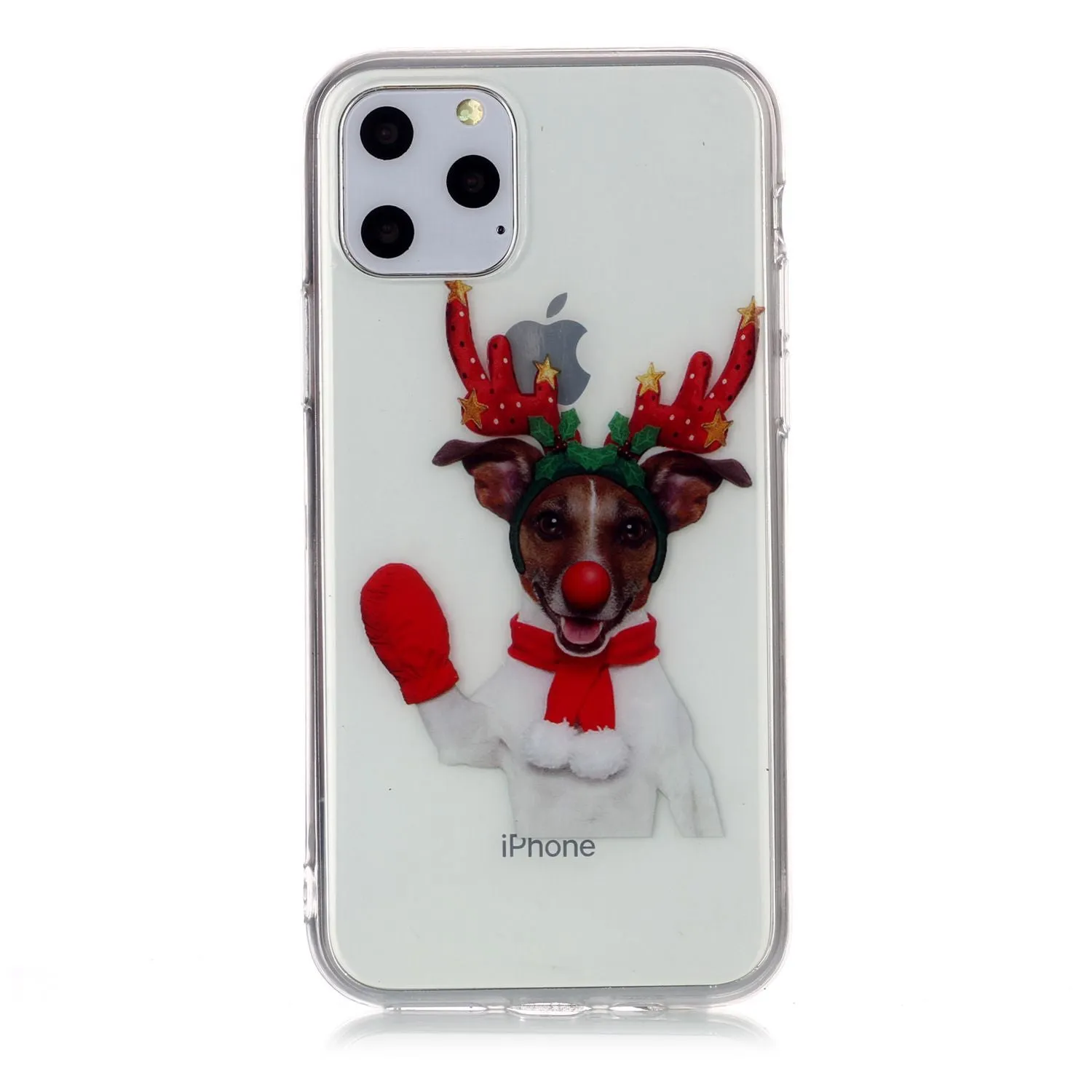 For iPhone11 Pro Cute Cell Phone Case Christmas Gifts TPU Soft Phone Shell