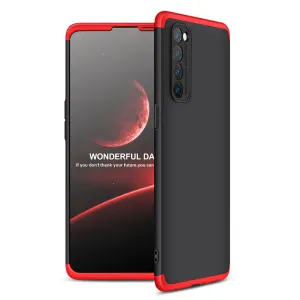For OPPO Reno 4 /Reno 4 Pro International Edition Mobile Phone Cover 360 Degree Full Protection Phone Case Red black red
