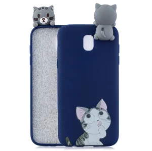 For Redmi 8A 3D Cartoon Painting Back Cover Soft TPU Mobile Phone Case Shell big face cat