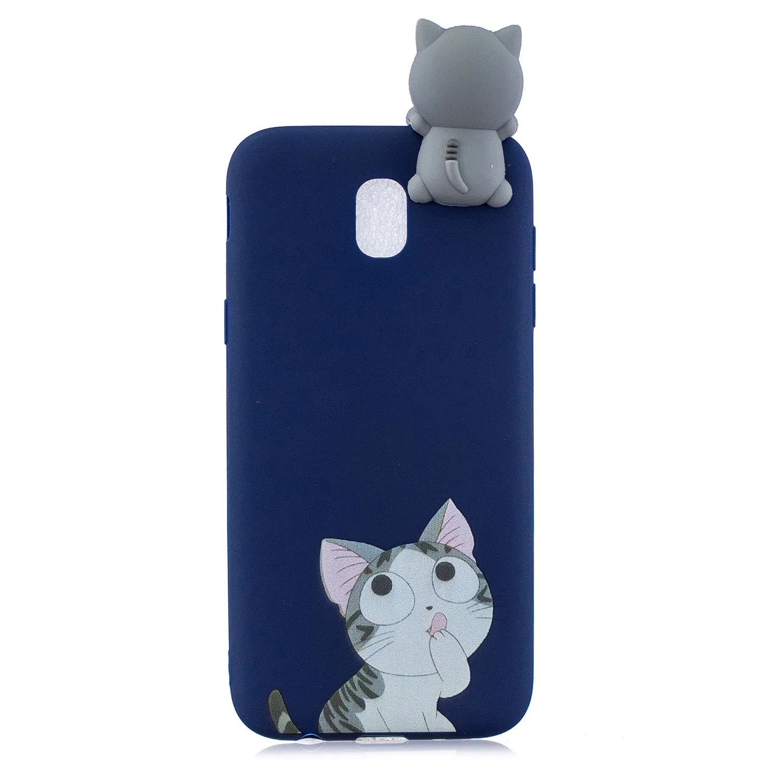 For Redmi 8A 3D Cartoon Painting Back Cover Soft TPU Mobile Phone Case Shell big face cat