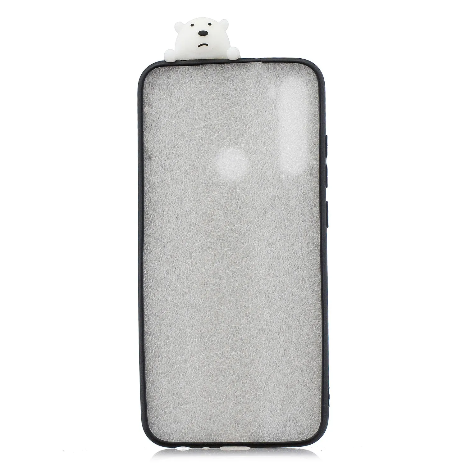 For Redmi NOTE 8 NOTE 8 pro 3D Color Painting Pattern Drop Protection Soft TPU Back Cover Mobile Phone Case black