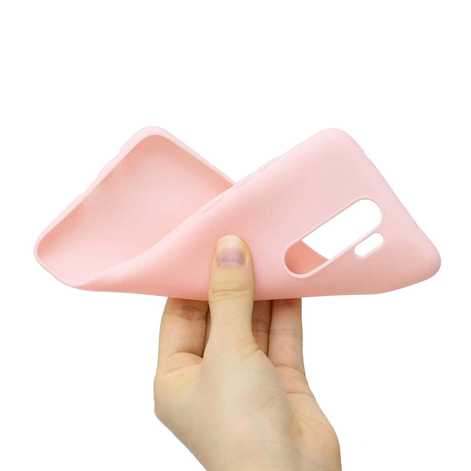 For Redmi NOTE 8 NOTE 8 Pro Soft Candy Color Frosted Surface Shockproof TPU Back Cover Mobile Phone Case Light pink
