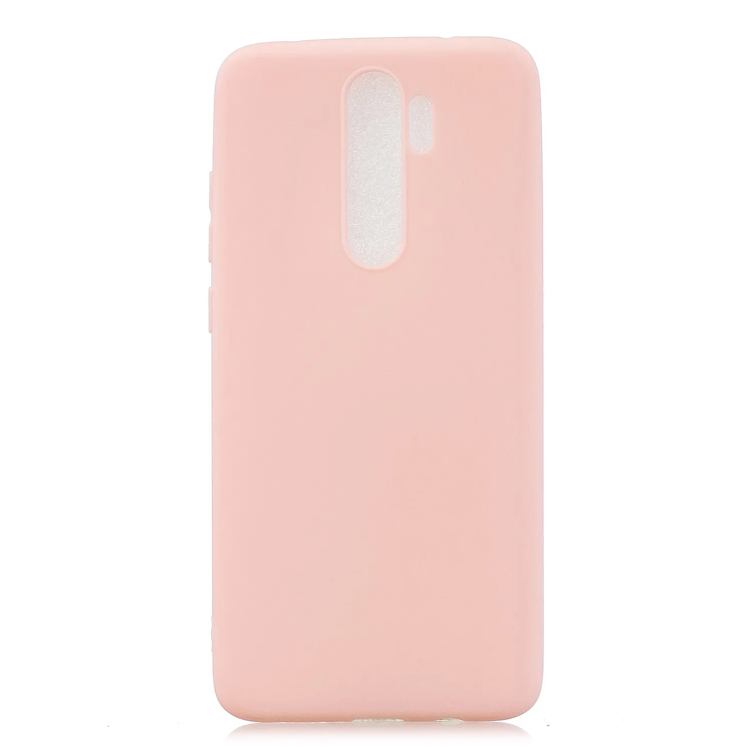 For Redmi NOTE 8 NOTE 8 Pro Soft Candy Color Frosted Surface Shockproof TPU Back Cover Mobile Phone Case Light pink