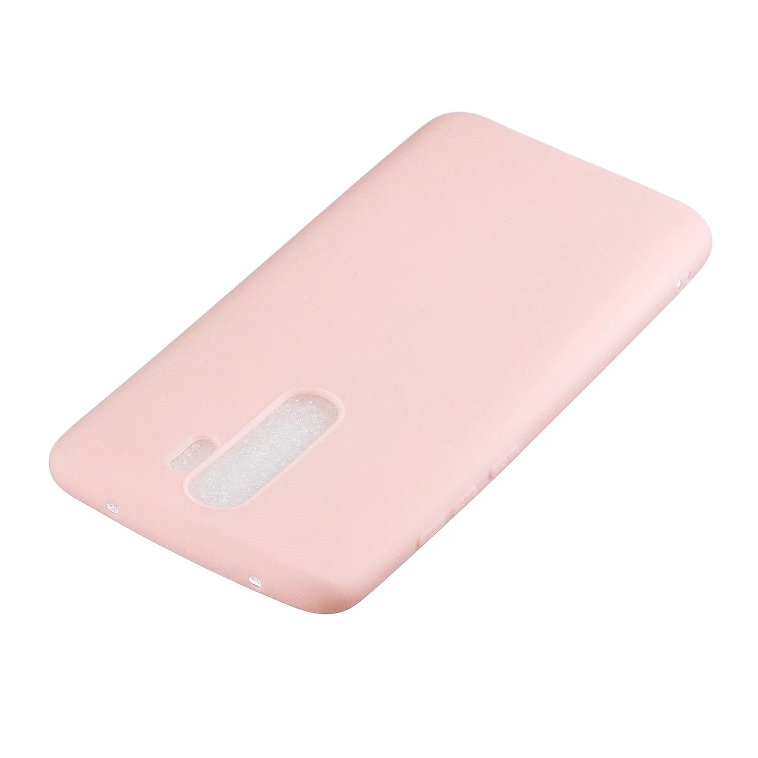 For Redmi NOTE 8 NOTE 8 Pro Soft Candy Color Frosted Surface Shockproof TPU Back Cover Mobile Phone Case Light pink