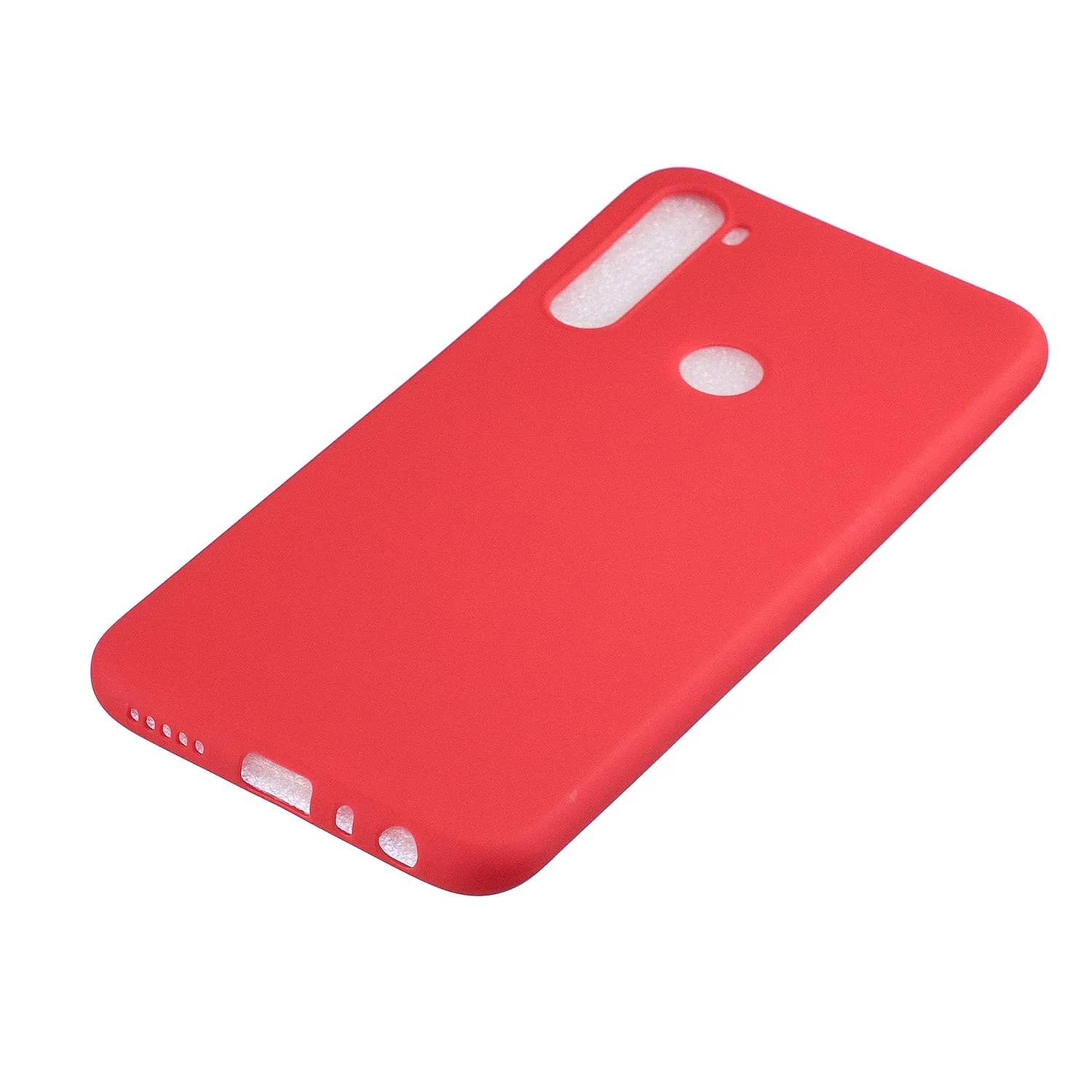 For Redmi NOTE 8 NOTE 8 Pro Soft Candy Color Frosted Surface Shockproof TPU Back Cover Mobile Phone Case red