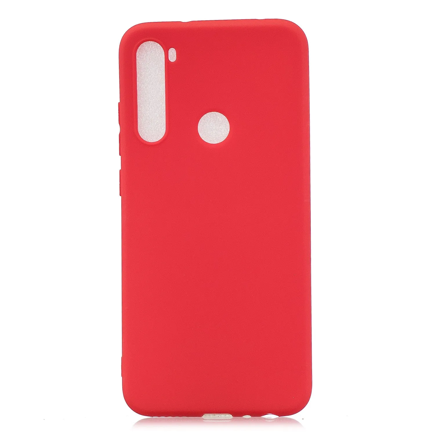 For Redmi NOTE 8 NOTE 8 Pro Soft Candy Color Frosted Surface Shockproof TPU Back Cover Mobile Phone Case red
