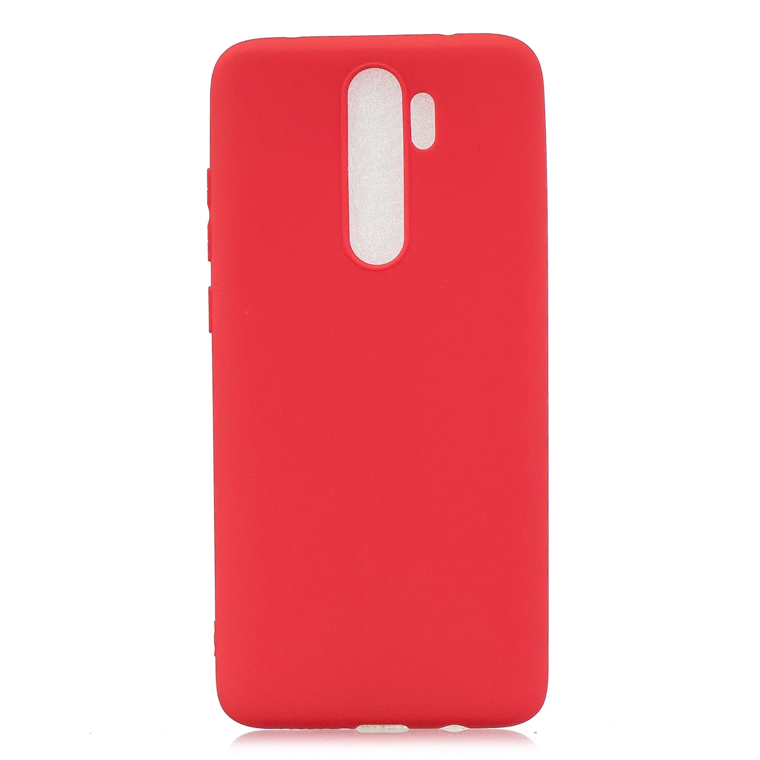 For Redmi NOTE 8 NOTE 8 Pro Soft Candy Color Frosted Surface Shockproof TPU Back Cover Mobile Phone Case red