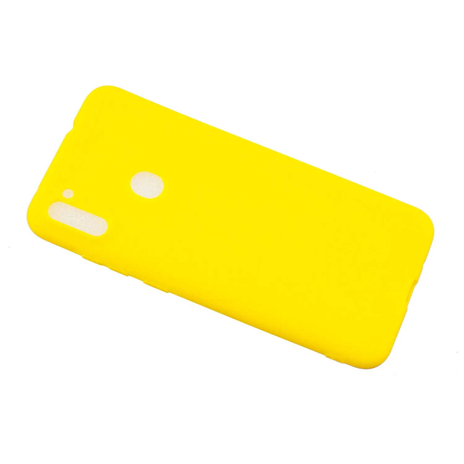 For Samsung A01/ A11/A21/A41/A51/A71/A81/A91 Mobile Phone Case Lovely Candy Color Matte TPU Anti-scratch Non-slip Protective Cover Back Case 3 yellow