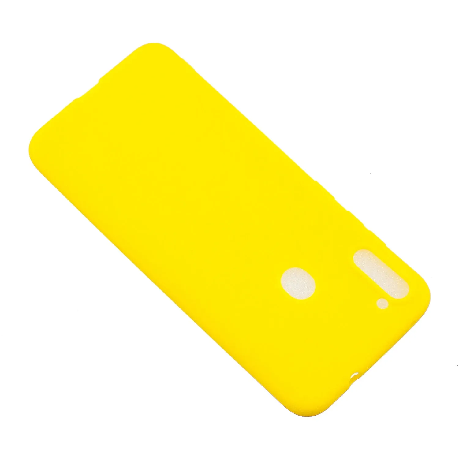 For Samsung A01/ A11/A21/A41/A51/A71/A81/A91 Mobile Phone Case Lovely Candy Color Matte TPU Anti-scratch Non-slip Protective Cover Back Case 3 yellow
