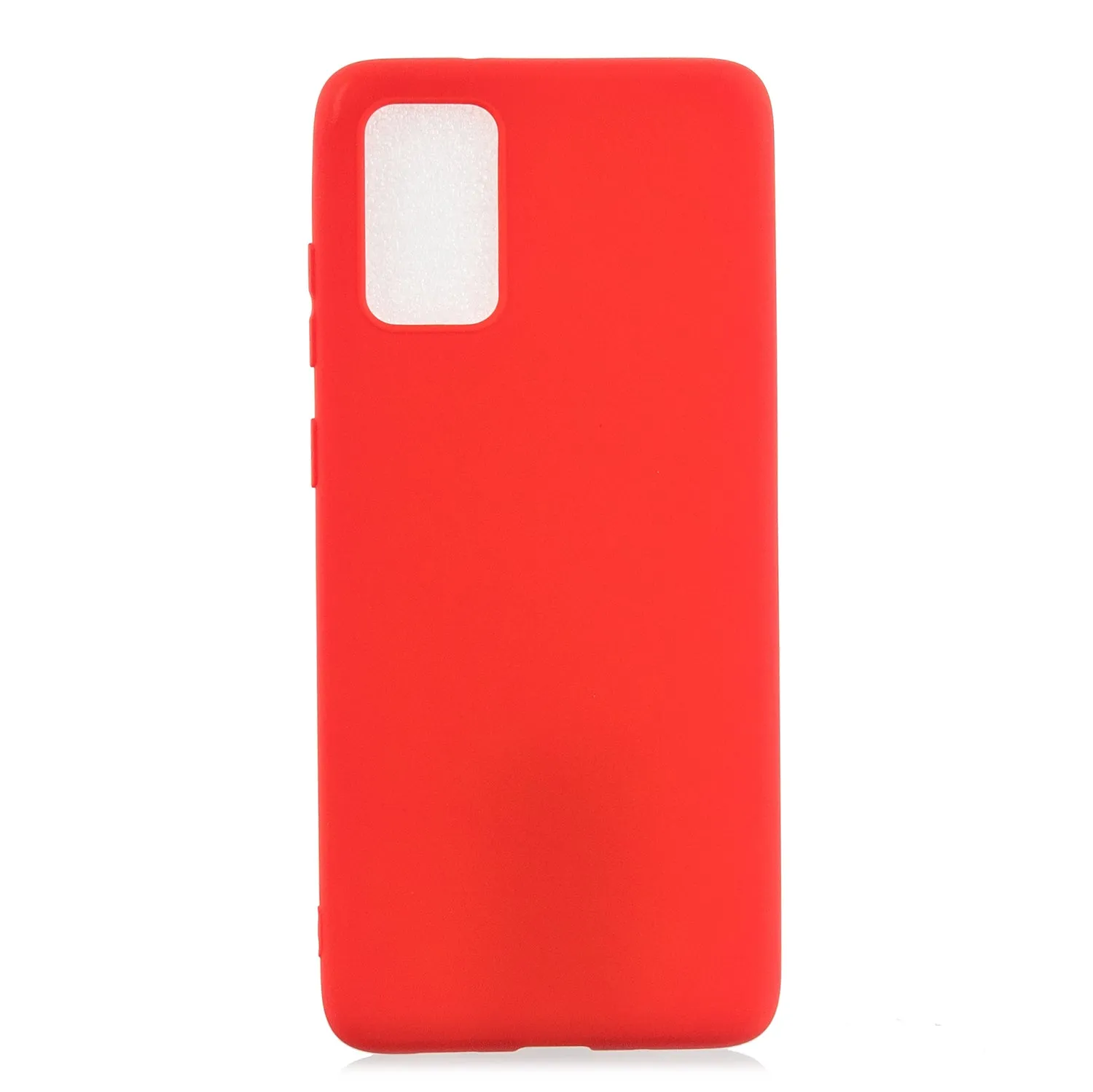 For Samsung A01/ A11/A21/A41/A51/A71/A81/A91 Mobile Phone Case Lovely Candy Color Matte TPU Anti-scratch Non-slip Protective Cover Back Case 4 red