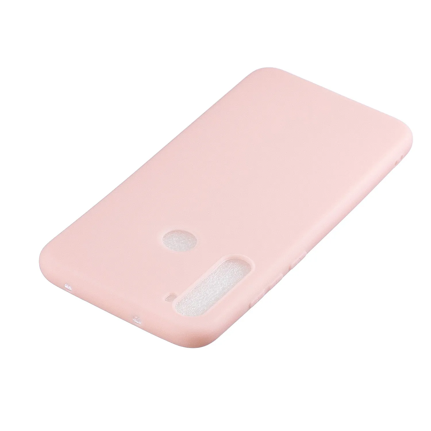 For Samsung A01/ A11/A21/A41/A51/A71/A81/A91 Mobile Phone Case Lovely Candy Color Matte TPU Anti-scratch Non-slip Protective Cover Back Case 6 light pink