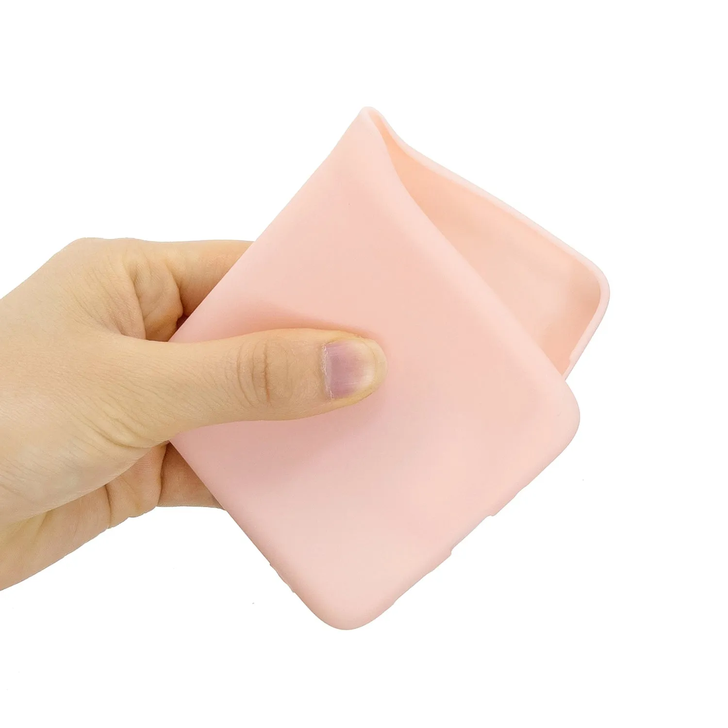 For Samsung A01/ A11/A21/A41/A51/A71/A81/A91 Mobile Phone Case Lovely Candy Color Matte TPU Anti-scratch Non-slip Protective Cover Back Case 6 light pink