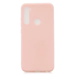 For Samsung A01/ A11/A21/A41/A51/A71/A81/A91 Mobile Phone Case Lovely Candy Color Matte TPU Anti-scratch Non-slip Protective Cover Back Case 6 light pink
