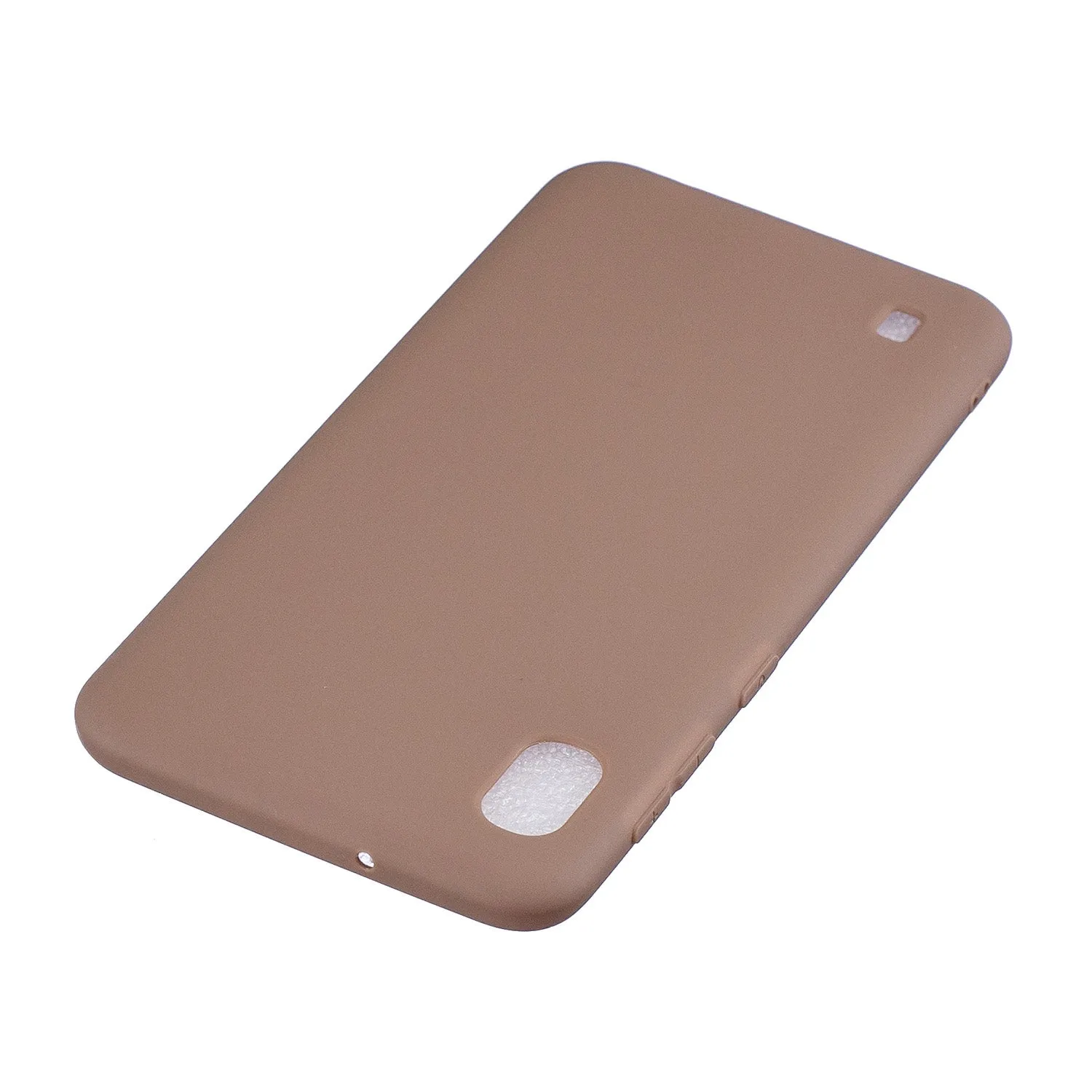 For Samsung A01/ A11/A21/A41/A51/A71/A81/A91 Mobile Phone Case Lovely Candy Color Matte TPU Anti-scratch Non-slip Protective Cover Back Case 9 brown