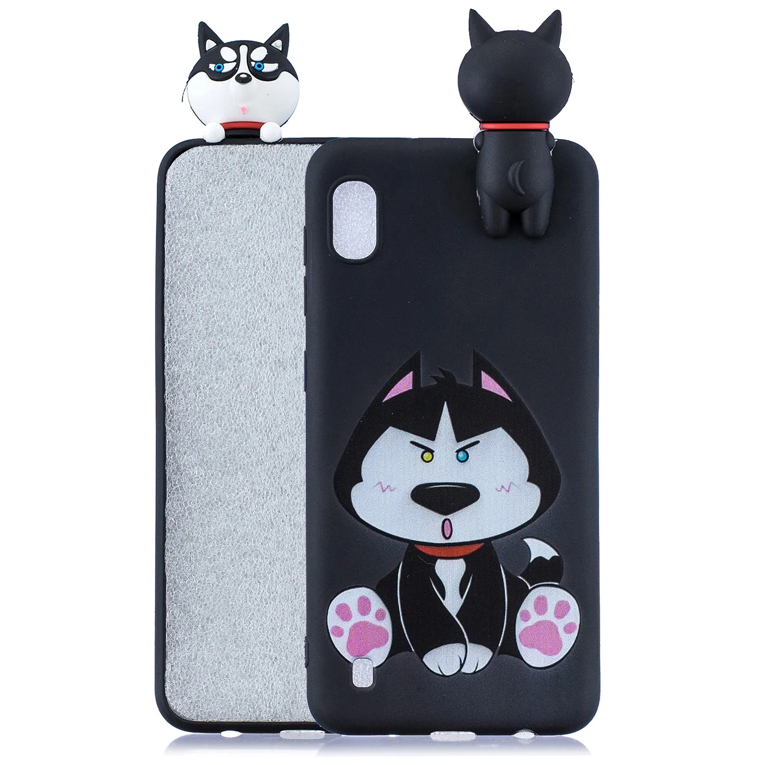 For Samsung A01 Soft TPU Case Back Cover 3D Cartoon Painting Mobile Phone Shell Music unicorn