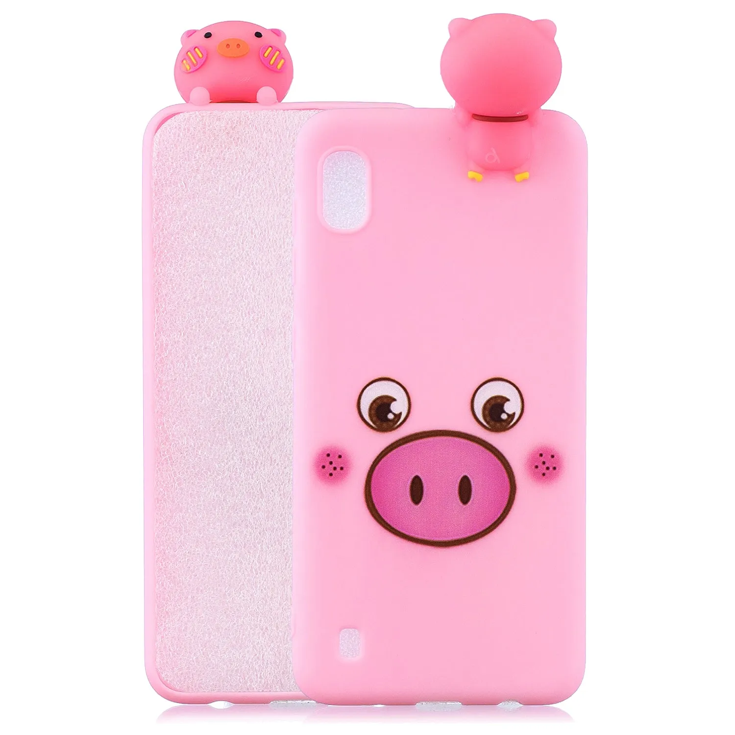 For Samsung A01 Soft TPU Case Back Cover 3D Cartoon Painting Mobile Phone Shell Music unicorn