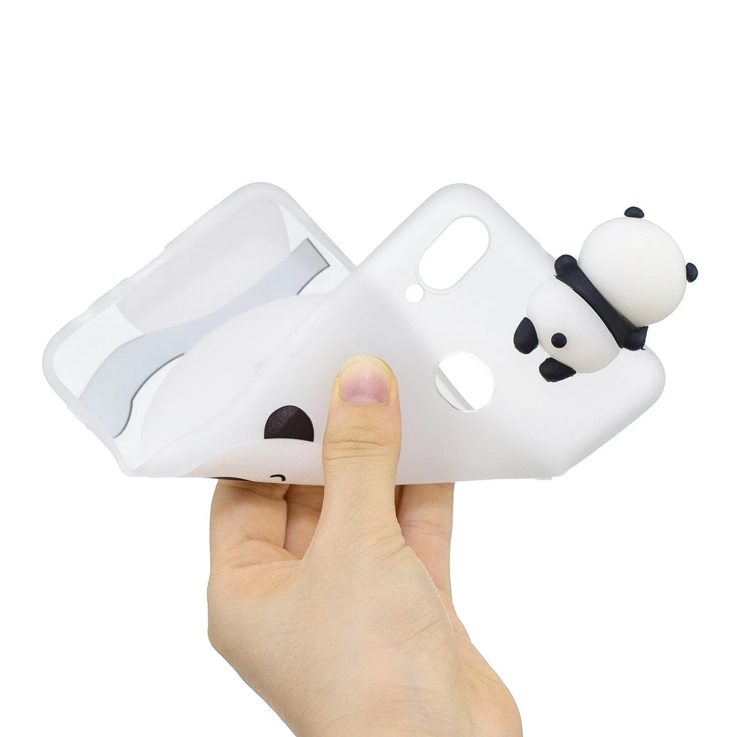 For Samsung A10S A20S Color Painting 3D Cartoon Animal Full Protective Soft TPU Mobile Phone Case sapphire