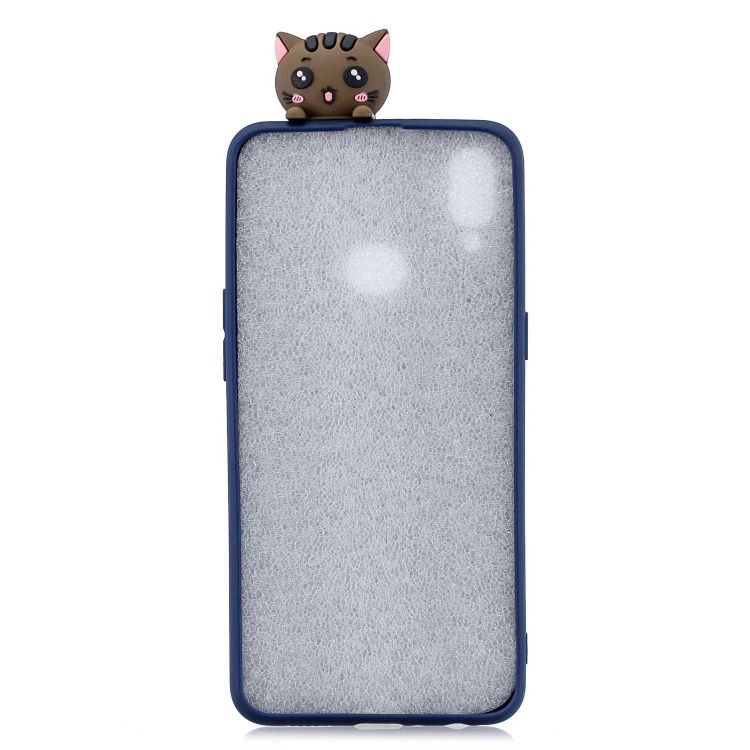 For Samsung A10S A20S Color Painting 3D Cartoon Animal Full Protective Soft TPU Mobile Phone Case sapphire