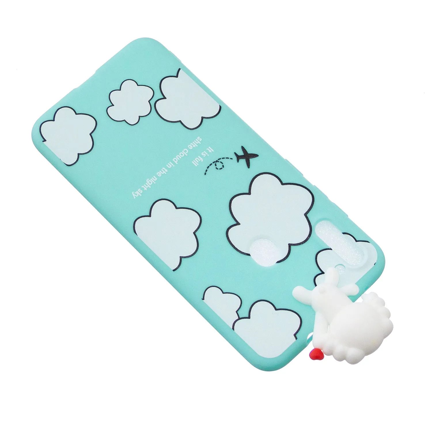 For Samsung A11 Soft TPU Back Cover 3D Cartoon Painting Mobile Phone Case Shell kitten