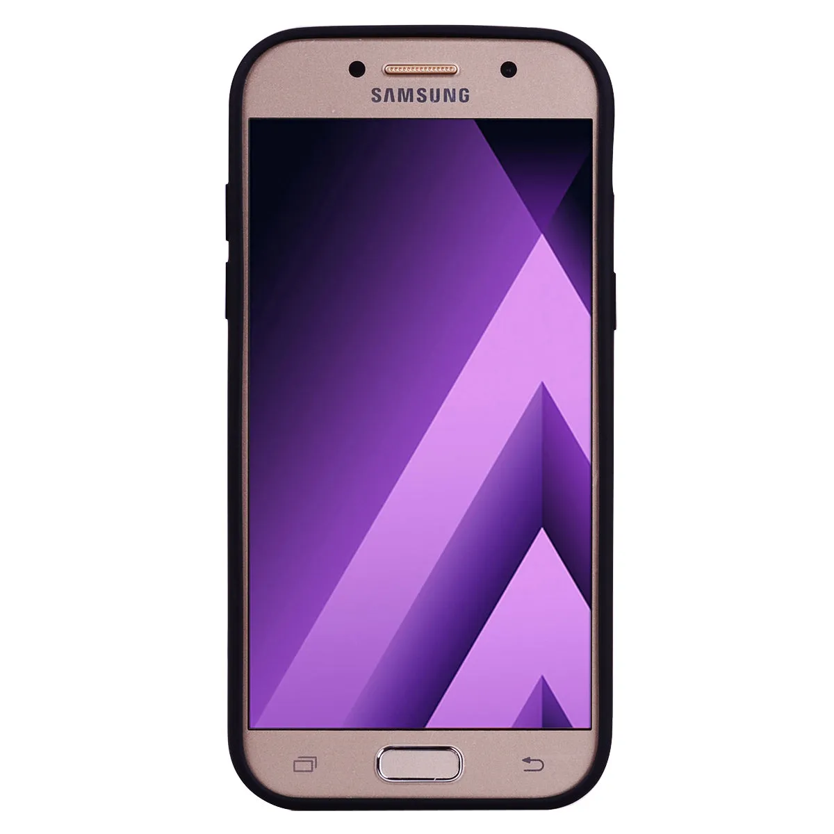 for Samsung A5 2017 Cute Candy Color Matte TPU Anti-scratch Non-slip Protective Cover Back Case black