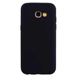 for Samsung A5 2017 Cute Candy Color Matte TPU Anti-scratch Non-slip Protective Cover Back Case black
