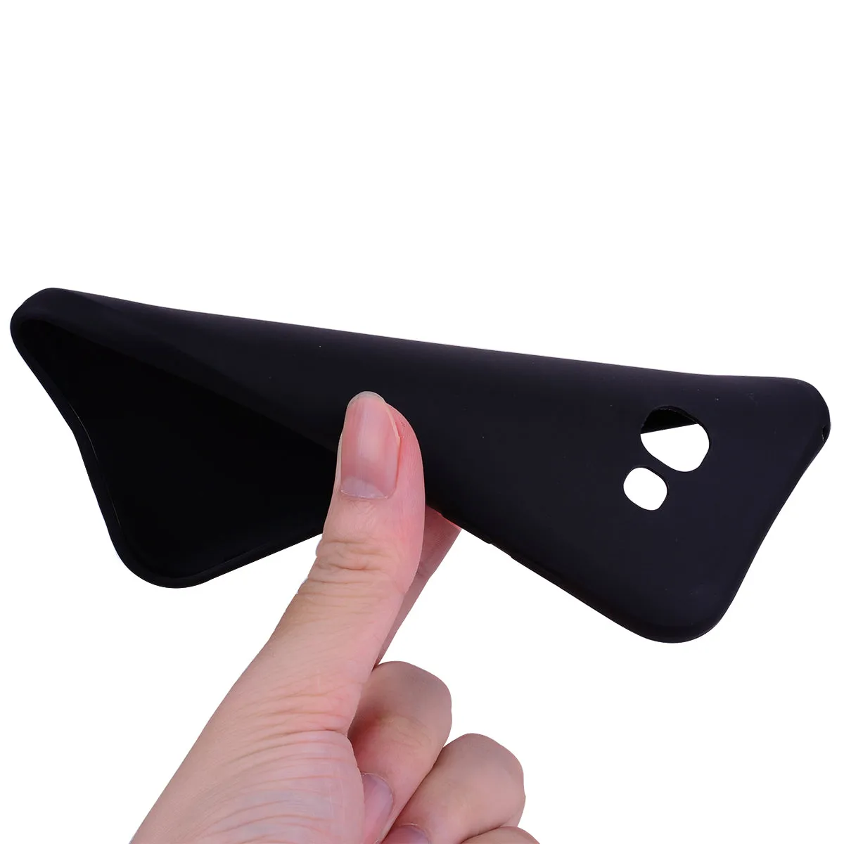 for Samsung A5 2017 Cute Candy Color Matte TPU Anti-scratch Non-slip Protective Cover Back Case black