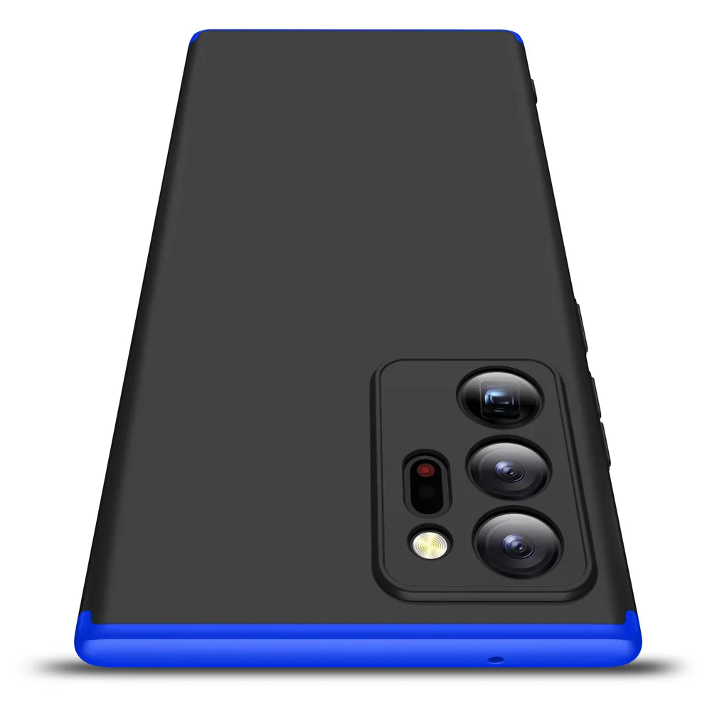 For Samsung Note 20/Note 20 Ultra/M31S Mobile Phone Cover 360 Degree Full Protection Phone Case Blue black blue