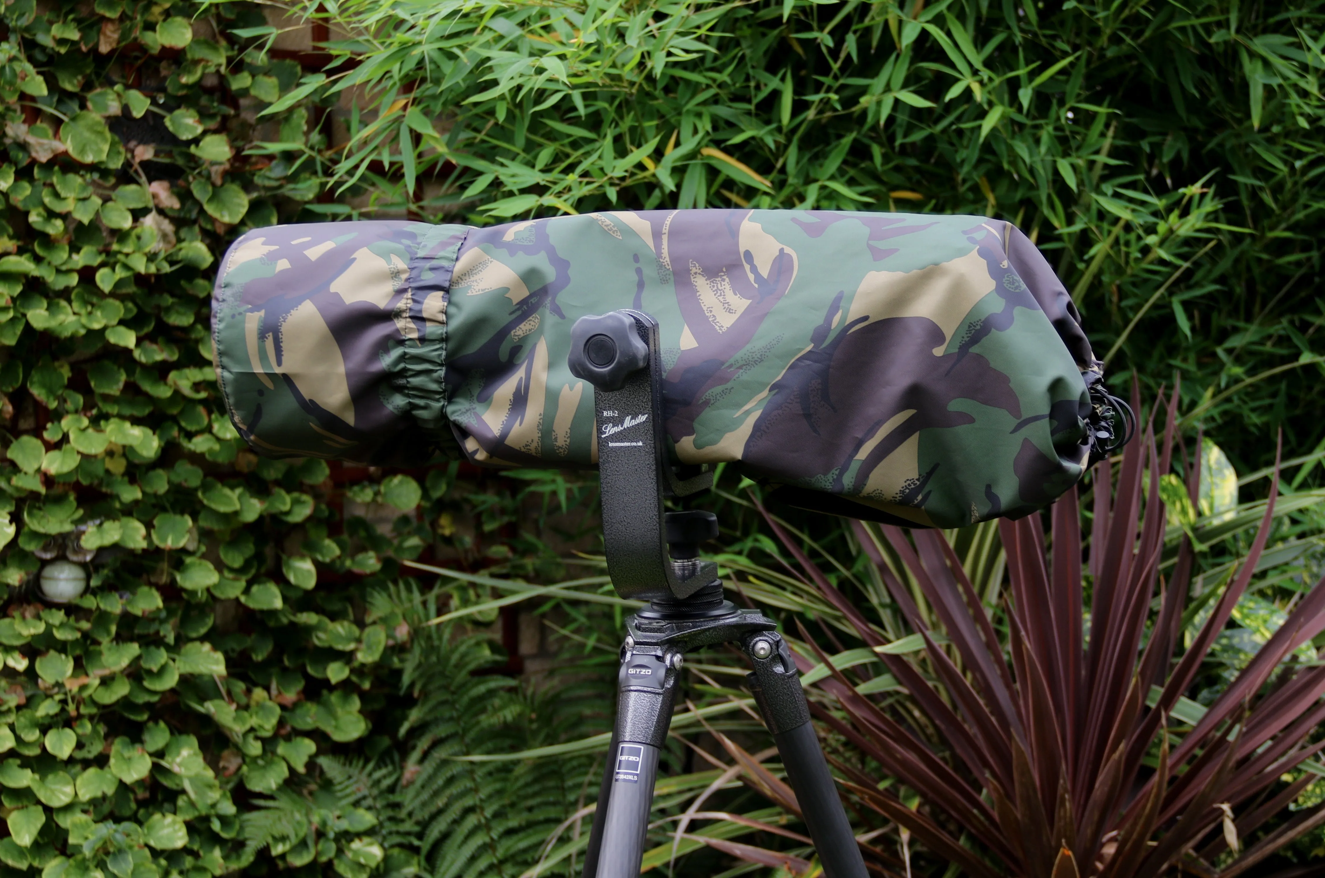 For TAMRON lens range Waterproof Reversible Double layer DPM Camo - Black or Olive Camera Lens Cover & CAP SET