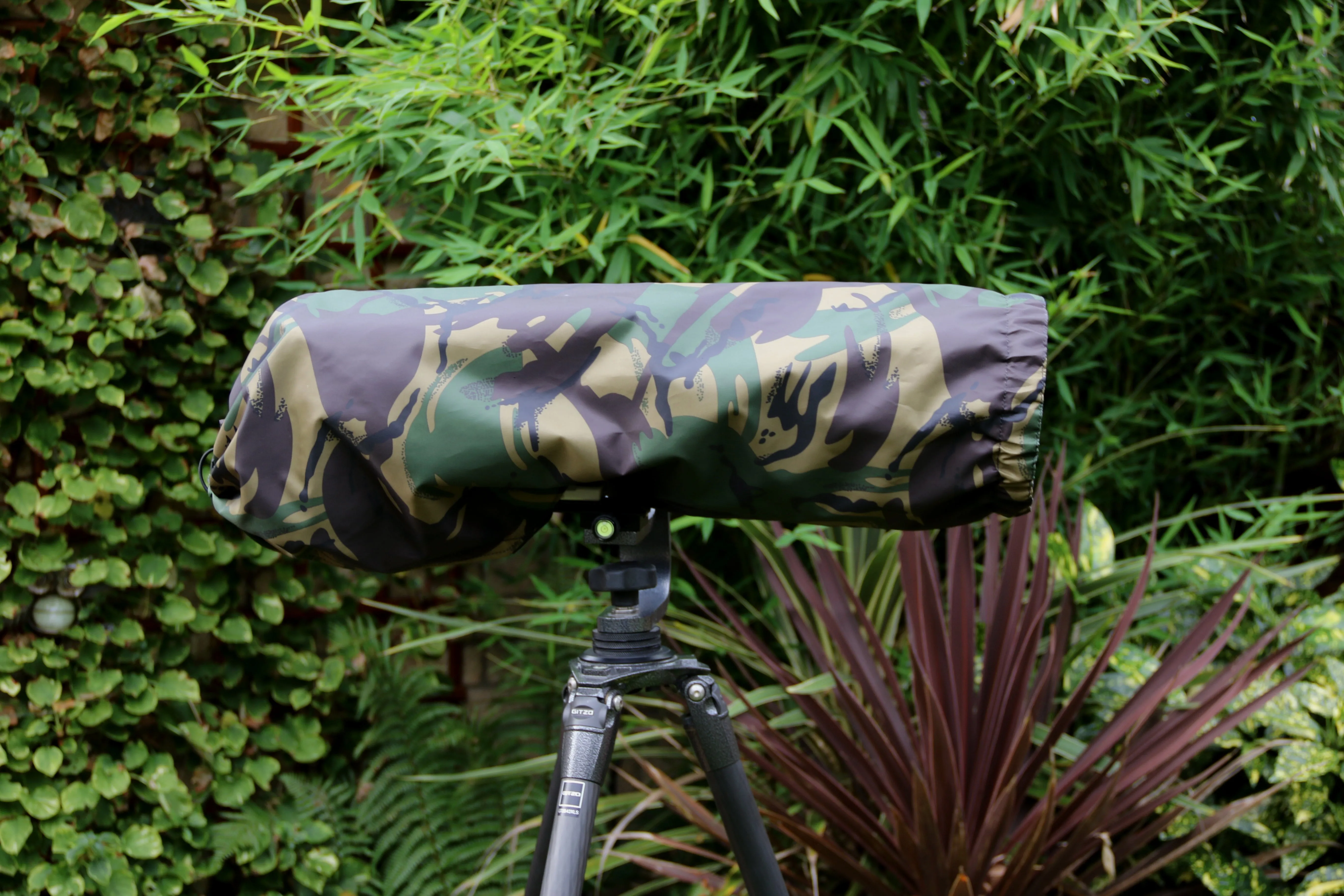 For TAMRON lens range Waterproof Reversible Double layer DPM Camo - Black or Olive Camera Lens Cover & CAP SET