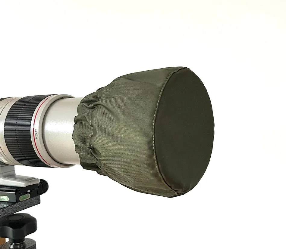 For TAMRON lens range Waterproof Reversible Double layer DPM Camo - Black or Olive Camera Lens Cover & CAP SET
