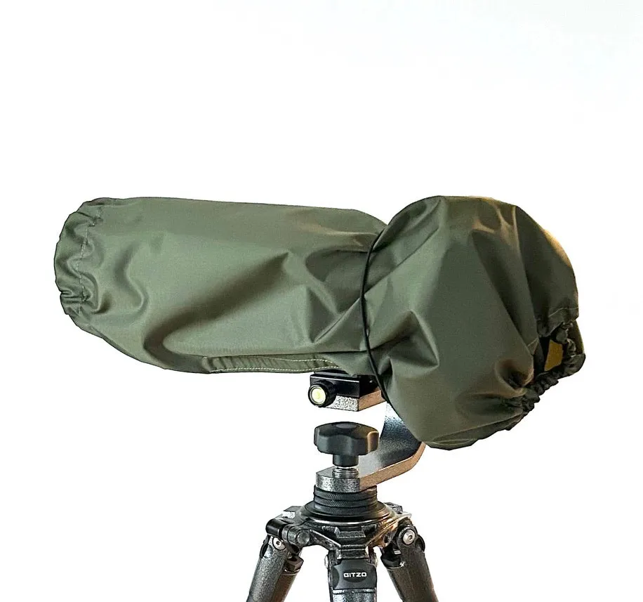 For TAMRON lens range Waterproof Reversible Double layer DPM Camo - Black or Olive Camera Lens Cover & CAP SET