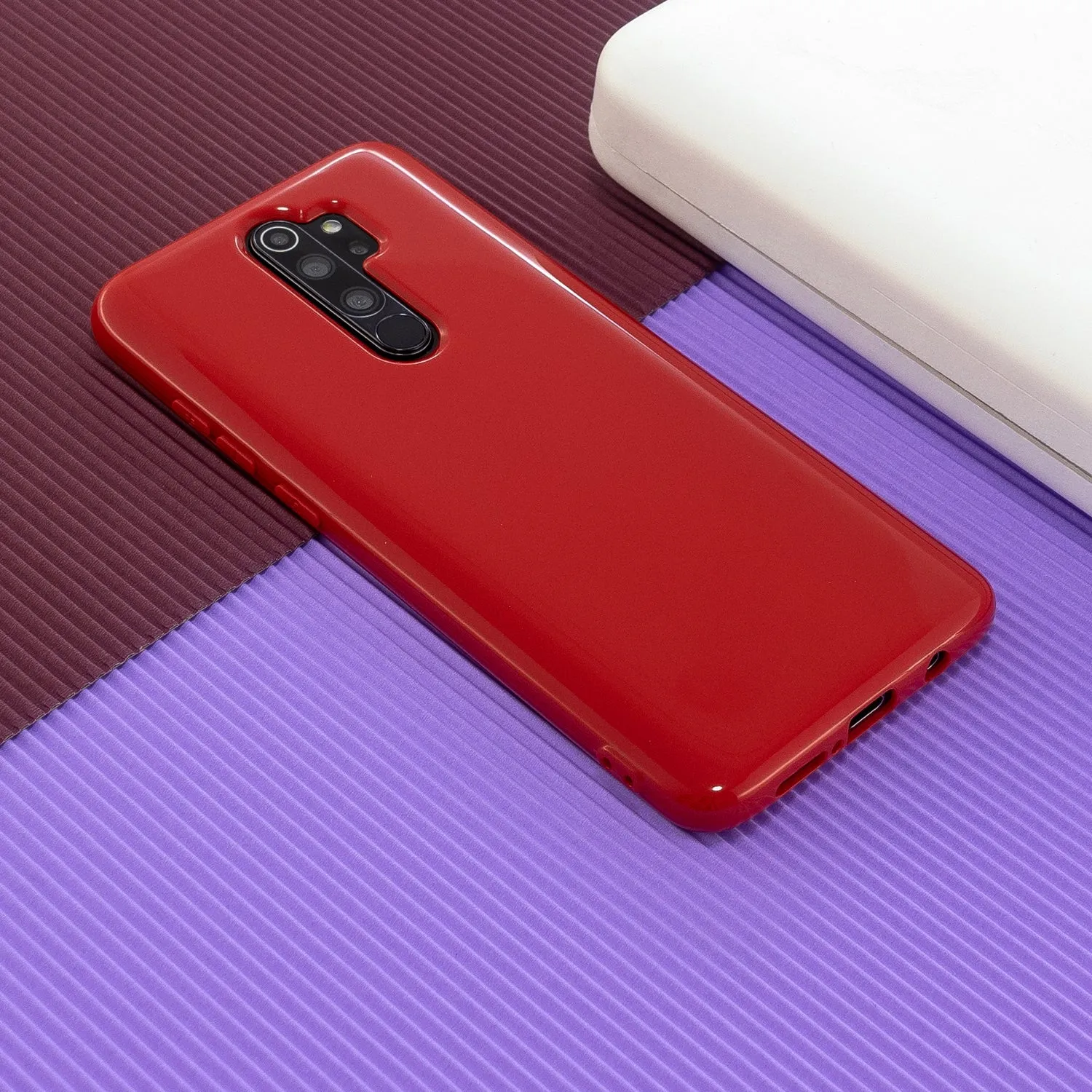 for VIVO Reno Ace/X2 PRO/ A9 2020/A5 2020 Thicken 2.0mm TPU Back Cover Cellphone Case Shell red