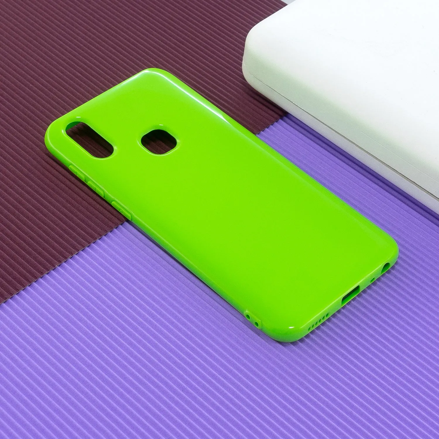 for VIVO Y17/Y3 / Y91/Y95/Y93 Thicken 2.0mm TPU Back Cover Cellphone Case Shell green