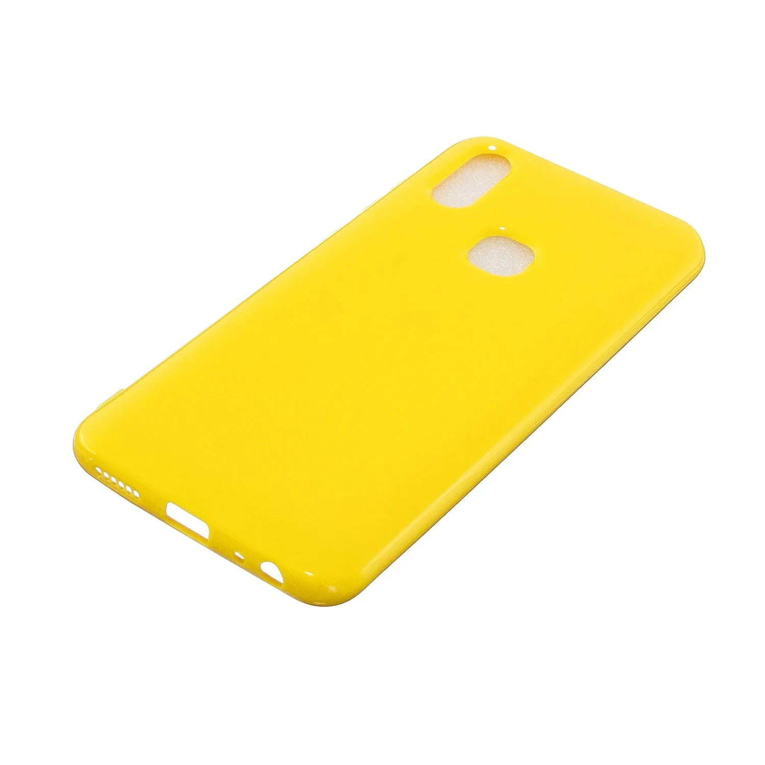 for VIVO Y17/Y3 / Y91/Y95/Y93 Thicken 2.0mm TPU Back Cover Cellphone Case Shell yellow