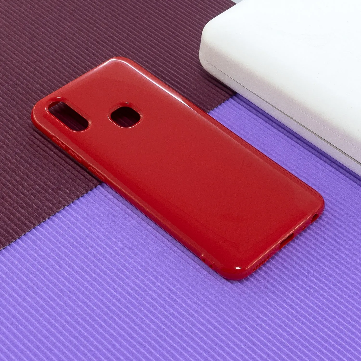 for VIVO Y17/Y3 / Y91/Y95/Y93 Thicken 2.0mm TPU Back Cover Cellphone Case Shell yellow
