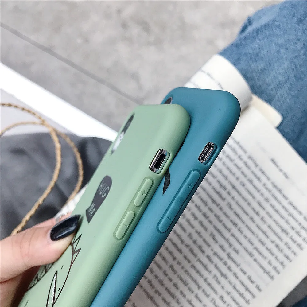 For VIVO Y66/Y67/Y91/Y95/Y93/Y97/V15/S1/Y83/Y85/Z3/Z3I/V11I/Z5X/Z1 Pro TPU Cellphone Case Shell Dinosaur Back Cover green