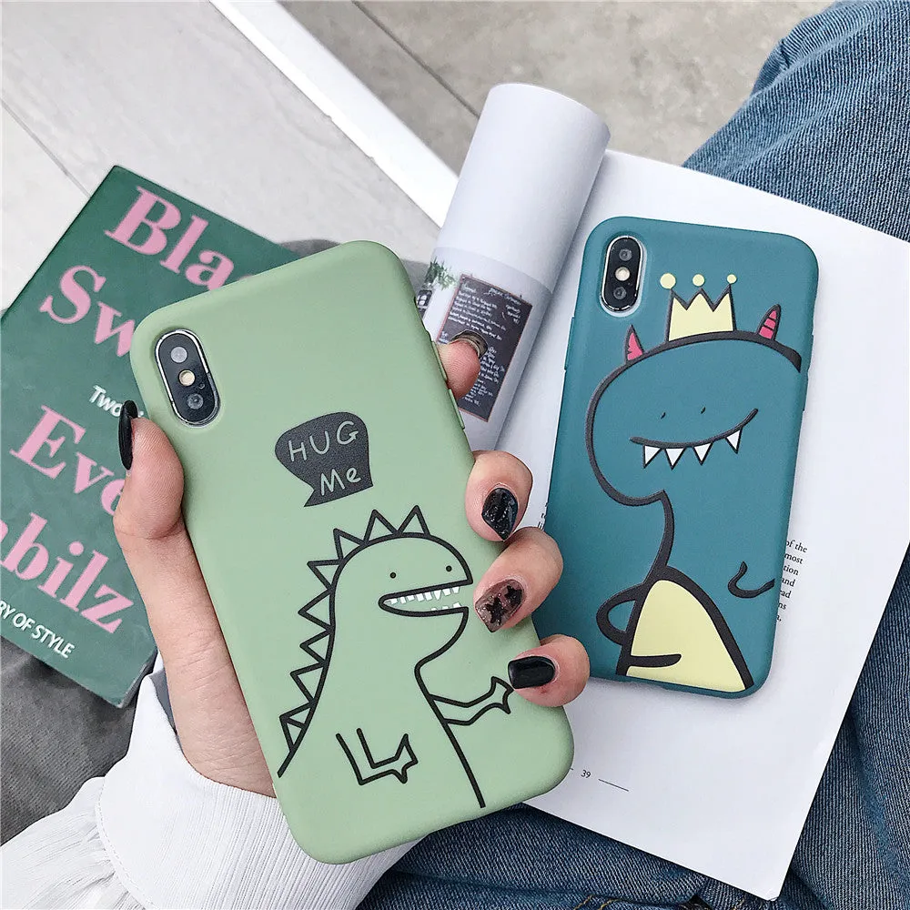 For VIVO Y66/Y67/Y91/Y95/Y93/Y97/V15/S1/Y83/Y85/Z3/Z3I/V11I/Z5X/Z1 Pro TPU Cellphone Case Shell Dinosaur Back Cover green