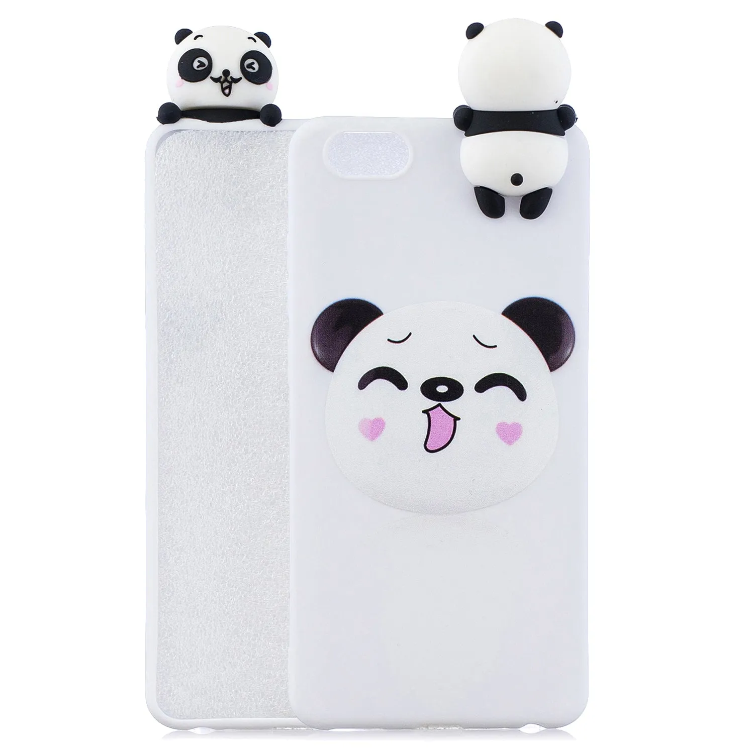 For VIVO Y71 3D Cute Coloured Painted Animal TPU Anti-scratch Non-slip Protective Cover Back Case Small pink pig