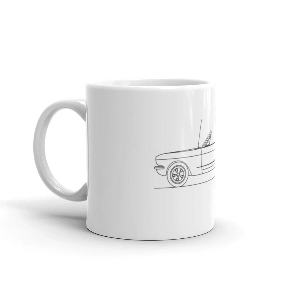 Ford Mustang I GT Convertible Outline Mug