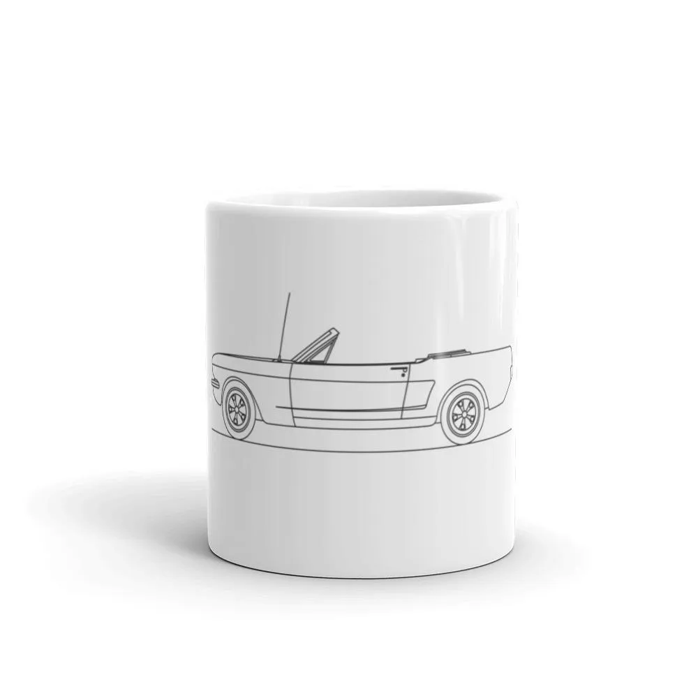 Ford Mustang I GT Convertible Outline Mug