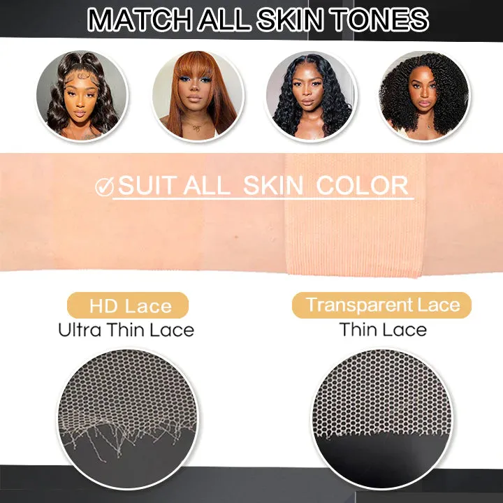 Full Ombre Brown Curly Bob Wig Glueless Human Hair Lace Closure Wigs